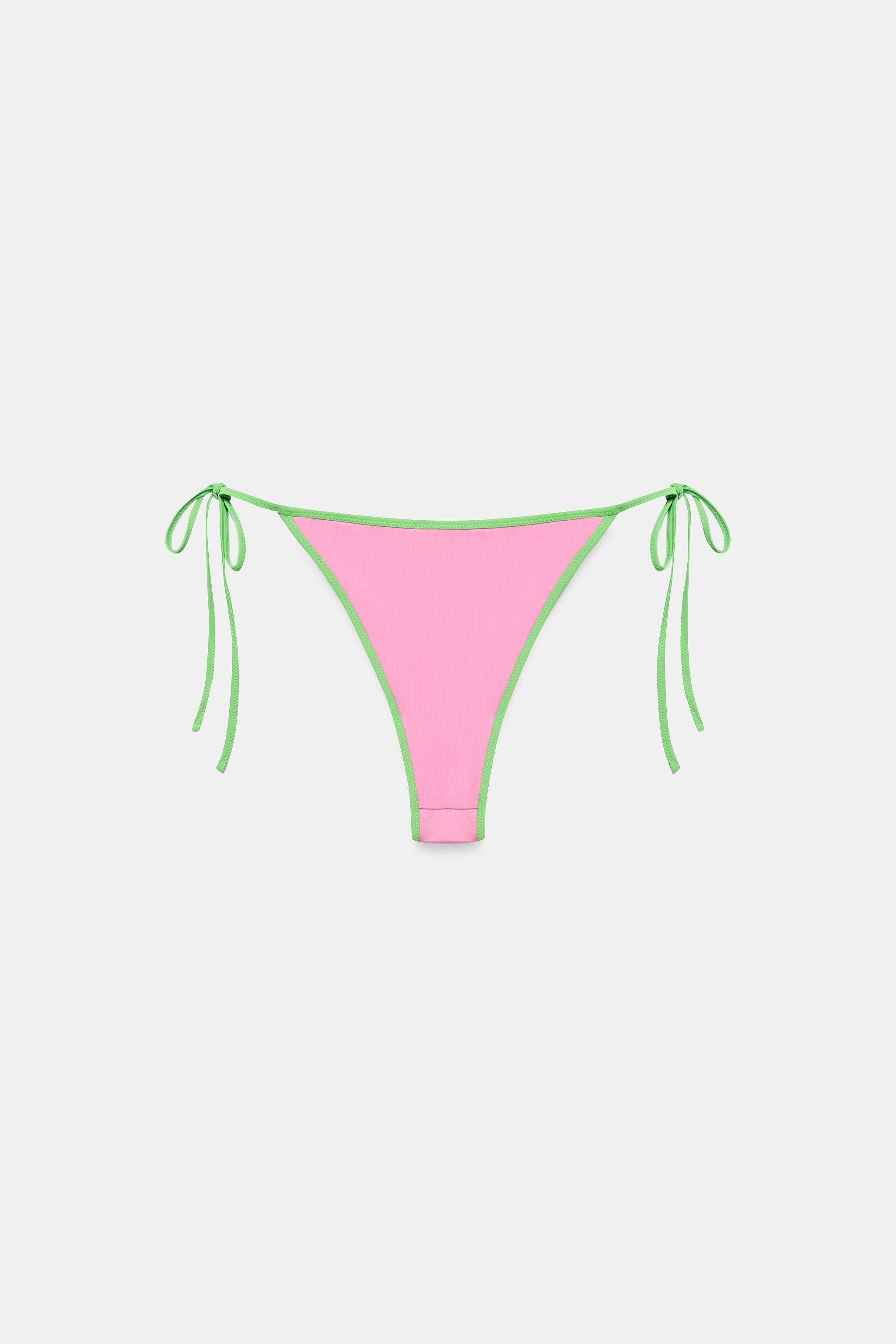 CONTRAST BIKINI BOTTOMS